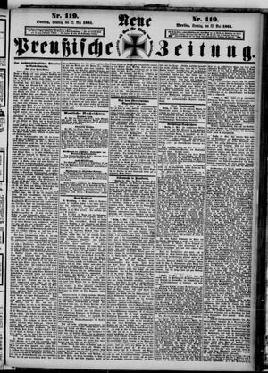 Neue preußische Zeitung vom 22.05.1881