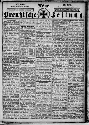 Neue preußische Zeitung vom 14.06.1881