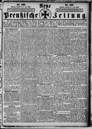 Neue preußische Zeitung vom 15.06.1881
