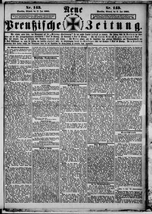 Neue preußische Zeitung vom 22.06.1881