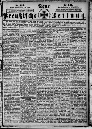 Neue preußische Zeitung vom 23.06.1881