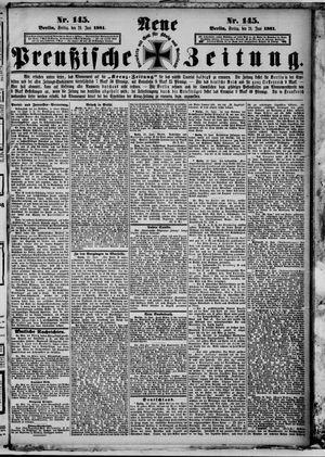 Neue preußische Zeitung vom 24.06.1881