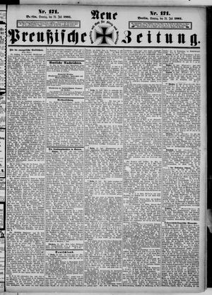Neue preußische Zeitung on Jul 24, 1881