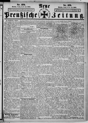 Neue preußische Zeitung vom 26.07.1881
