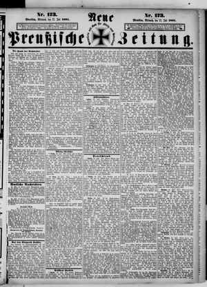 Neue preußische Zeitung vom 27.07.1881