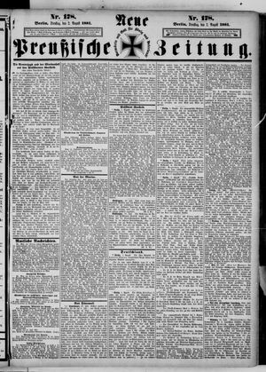 Neue preußische Zeitung vom 02.08.1881
