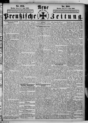 Neue preußische Zeitung vom 05.08.1881