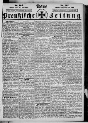 Neue preußische Zeitung vom 09.08.1881