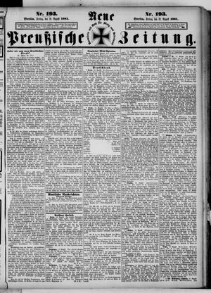 Neue preußische Zeitung vom 19.08.1881