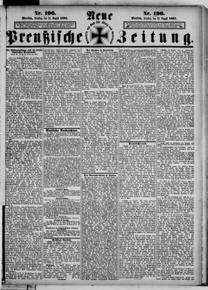 Neue preußische Zeitung vom 23.08.1881