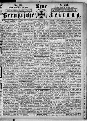 Neue preußische Zeitung vom 24.08.1881