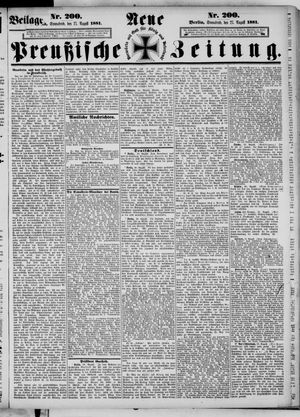 Neue preußische Zeitung vom 27.08.1881
