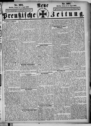 Neue preußische Zeitung vom 28.08.1881