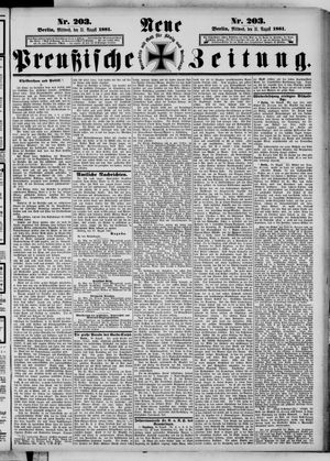 Neue preußische Zeitung vom 31.08.1881