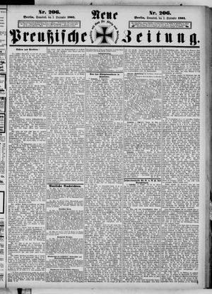 Neue preußische Zeitung vom 03.09.1881
