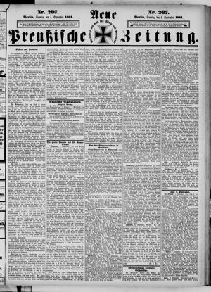Neue preußische Zeitung on Sep 4, 1881