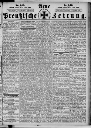 Neue preußische Zeitung vom 13.10.1881