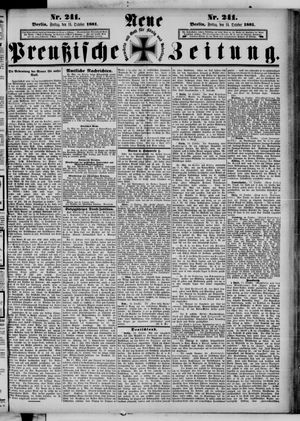 Neue preußische Zeitung vom 14.10.1881