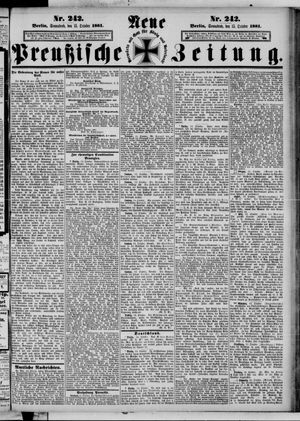 Neue preußische Zeitung vom 15.10.1881