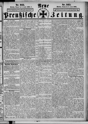 Neue preußische Zeitung vom 19.10.1881