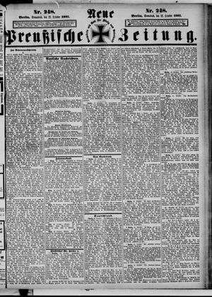 Neue preußische Zeitung vom 22.10.1881