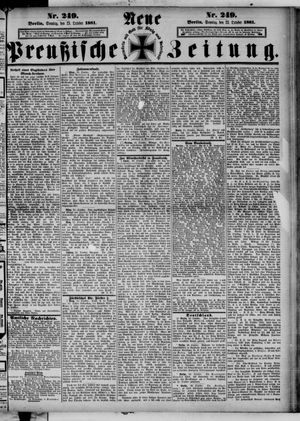 Neue preußische Zeitung vom 23.10.1881