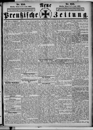 Neue preußische Zeitung vom 26.10.1881