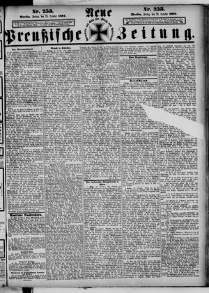 Neue preußische Zeitung vom 28.10.1881