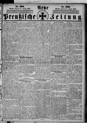 Neue preußische Zeitung vom 05.11.1881