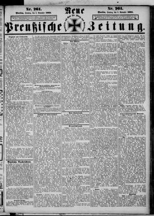 Neue preußische Zeitung vom 06.11.1881