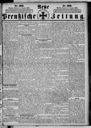 Neue preußische Zeitung vom 09.11.1881