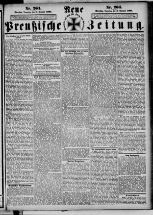 Neue preußische Zeitung vom 10.11.1881