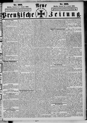 Neue preußische Zeitung vom 12.11.1881