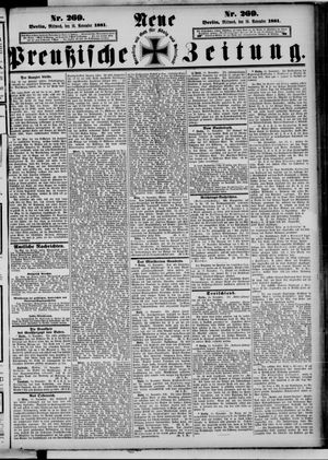 Neue preußische Zeitung vom 16.11.1881