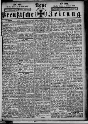 Neue preußische Zeitung vom 19.11.1881