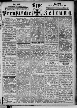 Neue preußische Zeitung vom 20.11.1881