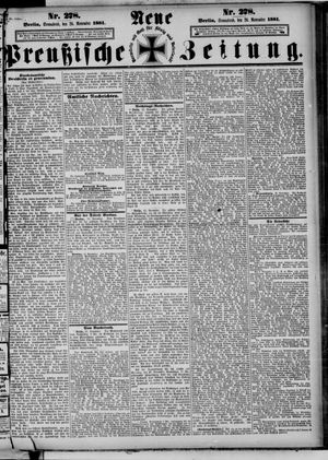 Neue preußische Zeitung vom 26.11.1881