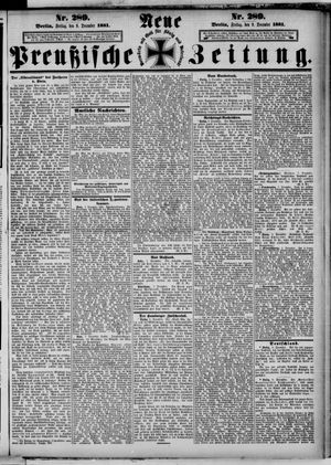 Neue preußische Zeitung vom 09.12.1881