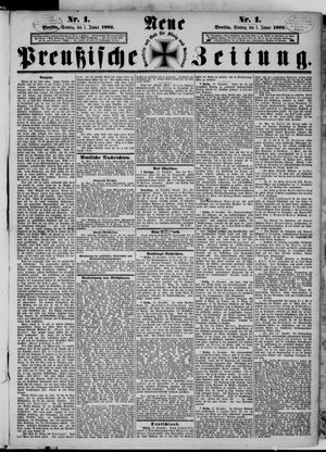 Neue preußische Zeitung vom 01.01.1882