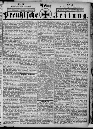 Neue preußische Zeitung vom 06.01.1882