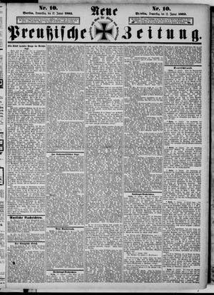 Neue preußische Zeitung vom 12.01.1882