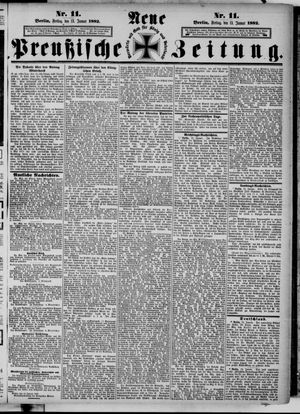 Neue preußische Zeitung vom 13.01.1882