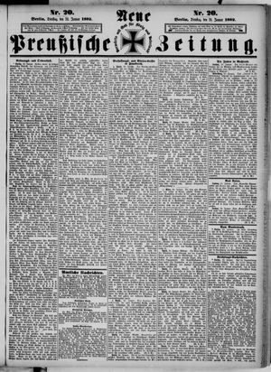 Neue preußische Zeitung vom 24.01.1882