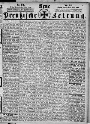 Neue preußische Zeitung vom 28.01.1882