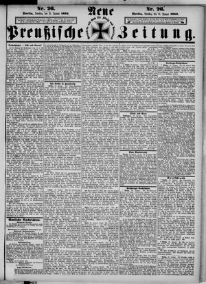 Neue preußische Zeitung vom 31.01.1882