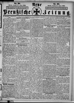 Neue preußische Zeitung on Feb 2, 1882