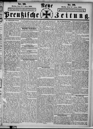 Neue preußische Zeitung vom 03.02.1882