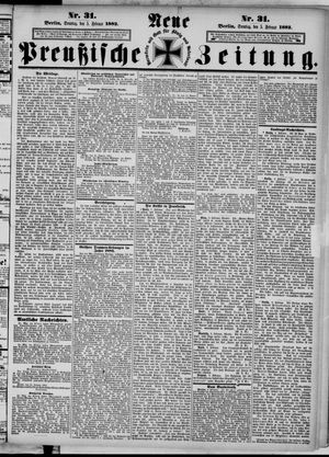 Neue preußische Zeitung vom 05.02.1882