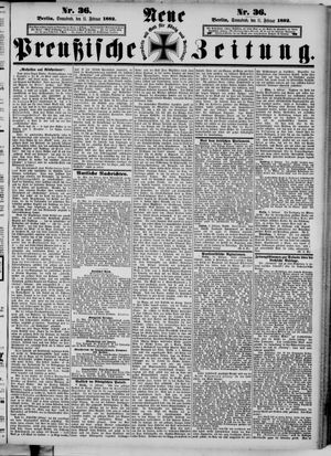Neue preußische Zeitung vom 11.02.1882