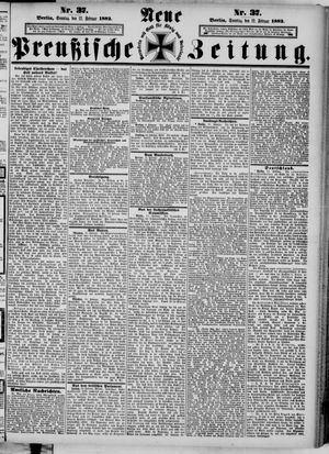 Neue preußische Zeitung vom 12.02.1882